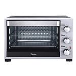 Midea MEO-35SZ21 35L Oven Toaster and Grill with 4 Heating Mode, Silver