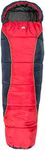 Trespass Unisex-Youth BUNKA 3 Season Sleeping Bag with Hollow Fibre Filling, 170 x 65 x 45 cm, Red, 170 cm x 65 cm x 45 cm