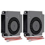 GDSTIME 2PCS 40mm Blower Fan 24V DC Small Brushless Blower Cooling Fan,for 3D Printer Humidifier Aromatherapy and Other Small Appliances Series Repair Replacement XH2.54