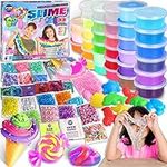 33 Cups Jumbo Slime Kit for Kids, F