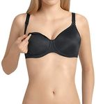 Anita Women's 5068 Seamless Underwired Nursing Bra, Black, 42C