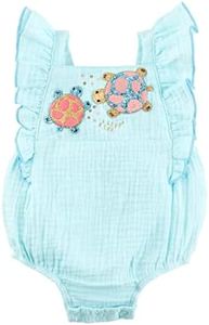 Mud Pie baby-girls Mud Pie Baby Girl Glitter Turtle Bubble, Glitter Turtle, 9-12M