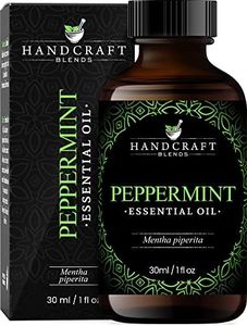 Handcraft Blends Peppermint Essential Oil - 100% Pure and Natural - Premium Grade Essential Oil for Diffuser and Aromatherapy - 1 Fl Oz