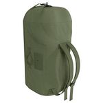 BaHoki Essentials Canvas Duffel Bag - Heavy Duty Top Load Duffel Sea Bag - Military Green Cargo Travel Bags