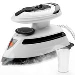 Duronic Travel Iron SI4 WB Portable Steam Irons with Dual Voltage Lightweight Electric Mini Iron with Ceramic Plate 420W Compact Irons for Travelling Sewing & Holidays