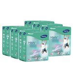 DIGNITY Men Man Light Incontinence Pads For Leakage Protection, Light Absorption Male Incontinence Pads, 10 Pads/Pack (Pack Of 6) 60 Pads