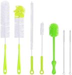 Set of 7,Multipurpose Bottle Brush Cleaning Set, findTop Bottle Cleaners for Baby Bottles, Washing Narrow Wine/Beer Bottles, Thermos, Sports Water Bottles, Plus Kettle Spout/Lid Brush