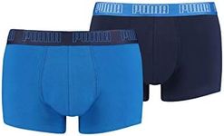 PUMA Men's Trunk, True Blue, M (Pack of 2)
