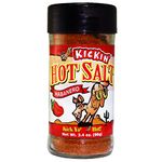 Kickin' Sal de Habanero - 3.4oz. Sal Picante con sabor Perfecto para condimento de palomitas de maíz, sal de Margarita y condimento para patatas fritas: Regalo Gourmet Premium