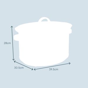 Cooks Professional 8L Slow Cooker – Black