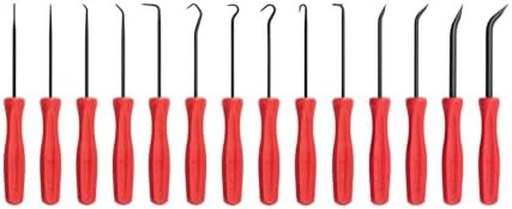 TEKTON Pick, Hook, and Mini Pry Bar Set (14-Piece) | LVR10003