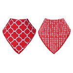 KASSY POP CURATED JUST FOR YOU Baby Bandana Drool Bibs, Adjustable Size, Pack of 2