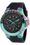 Invicta Silicone Analog Black Dial Men Watch-37033, Black Band