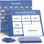 Keeping Busy Expressions Bingo for Dementia Patients Products for People with Dementia Activities for Seniors to Keep Busy Boxes for Dementia Patients | Cards, Chips & 6 Boards | Alzheimers Activities