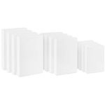 Hallmark White Gift Boxes, Assorted Sizes (12 Boxes with Lids: 4 Small 11", 4 Medium 14", 4 Large 16") for Birthdays, Christmas, Hanukkah, Baby Showers