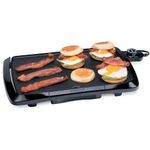 Presto 07047 Cool Touch Electric Griddle - 1300 Watts, Black