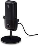 Elgato Wave:1 - Premium Cardioid USB Condenser Microphone for Streaming, Gaming, Home Office, Free Mixer Software, Sound Effect Plugins, Anti-Distortion, Plug & Play, Mac/PC, Stream Deck compatible