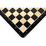 RoyalChessMall - 21" Solid Ebony & Maple Wood Chess Board - Square of 55 mm- Algebraic Notations
