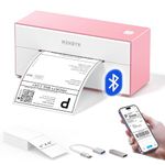 MUNBYN Bluetooth Thermal Label Printer, 4x6 Shipping Label Printer for Shipping Packages, Compatible with Chrome OS, Etsy, Ebay, Shopify, Amazon, USPS and More