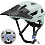 Favoto Mountain Bike Helmet Lightweight - MTB & Road Bicycle Helmet for Men Women - Adjustable Cycling Helmet for Adults Youth with CE Certificated Light Green
