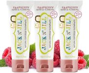 Jack N' Jill Natural Toothpaste Organic 50g, Set of 3 - Raspberry