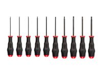 TEKTON Hex High-Torque Black Oxide Blade Screwdriver Set, 10-Piece (1.5-6 mm) | DHX91205 | Made in USA