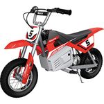 Razor MX350 Dirt Rocket 24 Volt Motocross Electric Dirt Bike for Kids Ages 13 and Above with High Torque Motor and Pneumatic Knobby Tires, Red