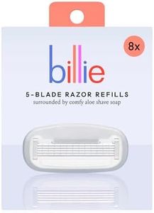 Billie Women’s Razor Refill Blades 5-Blade Cartridges - 8 count