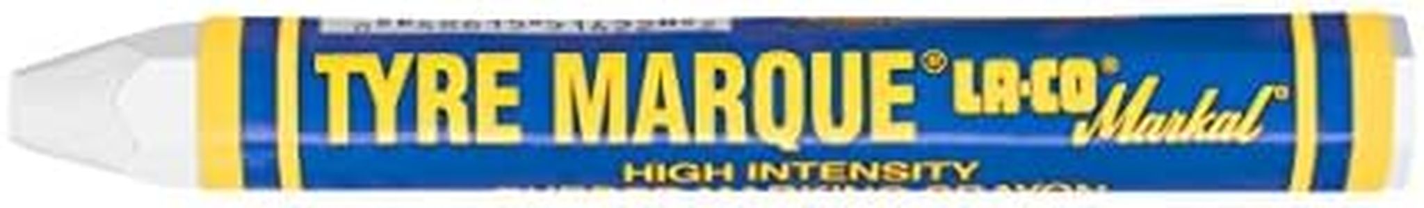 Markal Tyre Marque Tire Marking Crayon for Temporary Tire Marking -20 to 130 Degree F Temperature 1/2 Diameter 4-5/8 Length White (Pack of 12)