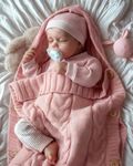 JIZHI Lifelike Reborn Baby Dolls - 18 Inch-Soft Body Realistic-Newborn Baby Dolls American Sleeping Girl Real Life Dolls with Clothes and Toy Accessories Gift for Kids Age 3+