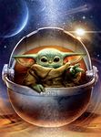 Buffalo Games - Star Wars - Galactic Child - 1000 Piece Jigsaw Puzzle for Adults Challenging Puzzle Perfect for Game Nights - Finished Puzzle Size is 26.75 x 19.75