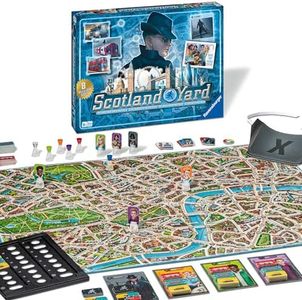Ravensburger Gesellschaftsspiel 27515 - Scotland Yard - Familienspiel, Brettspiel für Kinder und Erwachsene, Spiel des Jahres, für 2-6 Spieler, ab 8 Jahre