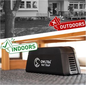 OWLTRA Indoor Electric Rat Trap – Humane High-Voltage Rodent Killer
