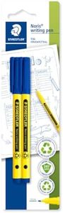 STAEDTLER 307-3 BK2 Noris - Bolígrafo de escritura a mano, 2 unidades, color azul