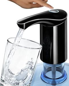 【Highest-Output】Water Dispenser for 5 Gallon Jug, Electric USB C Water Pump Bottle Whisper-Quiet,Portable Automatic Drinking Jug Pump Rechargeable for Home Office Camping/World Cup Viewing Party
