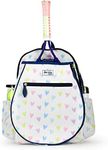 Ame & Lulu Kids Big Love Tennis Backpack - Padded & Adjustable Straps- For Ages 7-11 - Sweethearts - 1 Count