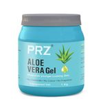 PRZ 100% Pure Natural ALOE VERA GEL Transparent (1KG) For Body & Face Moisturizing, Hair Gel, Multipurpose Beauty Skin Gel, Acne Scars, Glowing & Radiant Skin Treatment