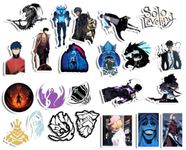 23pcs Solo Leveling Vinyl Waterresistant Stickers for Water Bottles Laptop Phone Computer Guitar