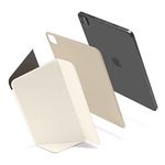 tomtoc Smart Folio Cover for 11-inch iPad Pro 3/2/1, 10.9-inch iPad Air 5th/4th Gen, Slim Lightweight Magnetic Shell Stand Case with Detachable Backplate, Pencil Protective Flap, Multi-Viewing Angles