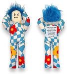 Funny Gag Gift - Stress Relief - Slap Around Sam Doll - for Friends, Co-Worker, Men, Women, Husband, Wife, Girlfriend, Boyfriend (Blossom Checks)