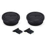 PROfezzion Body Cap Cover & Rear Lens Cap Kit E Mount Cap for Canon DSLR Camera with EF EF-S Lens Compatible with Canon EOS 90D 80D 70D 60D 5D Mark III IV 6D 7D 4000D 2000D 1300D 1200D 850D