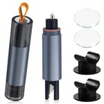 soodyoow 2 Pack Car Emergency Hammer, 2 in 1 Car Window Breaker, Quick Breaker Escape Safety Hammer, Portable Glass Breaker Seatbelt Cutter, Car Windscreen Breaker for All Vehicles (silver-gray)
