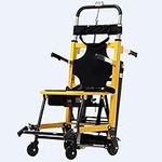 Electric Crawler Stair Climber Electric Stair Lift Chair Motorized Stair Lifts for Elderly Adjustable Handtruck Stair Climber Wheelchair Folding Lightweight Aluminium Alloy Manual Wheelchair