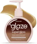 Glaze Super Gloss Color Conditioning Gloss – Caramel Lights for Medium to Dark Brown Hair with Highlights – Rinse Out Semi-Permanent Hair Gloss that Enhances Color and Boosts Shine & Hydration