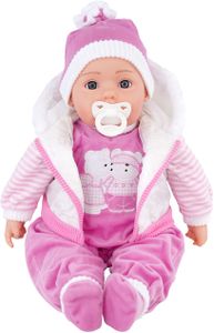 BiBi Doll 20-Inch Baby Girl Doll – Realistic Soft Toy