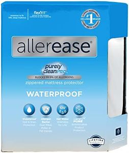 AllerEase Waterproof Allergy Protection Zippered Mattress Protector