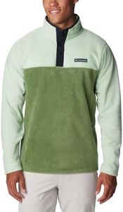 Columbia Men's Steens Mountain Half Snap, Canteen/Sage Leaf/Black, Large