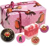 Bomb Cosmetics Rockin' Robin Handmade Wrapped Bath and Body Gift Pack, Contains 5-Pieces, 350 g [Contents May Vary]