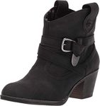 Rocket Dog Women's Satire Lane Pu Western Boot, Black, 9