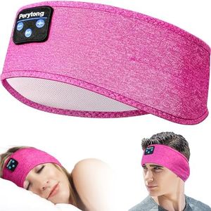 Perytong Headphones for Sleeping, Sleeping Headphones Music Sleep Headband, Ultra-Soft Headphones Headband for Side Sleepers, Sleeping Gifts for Men Women